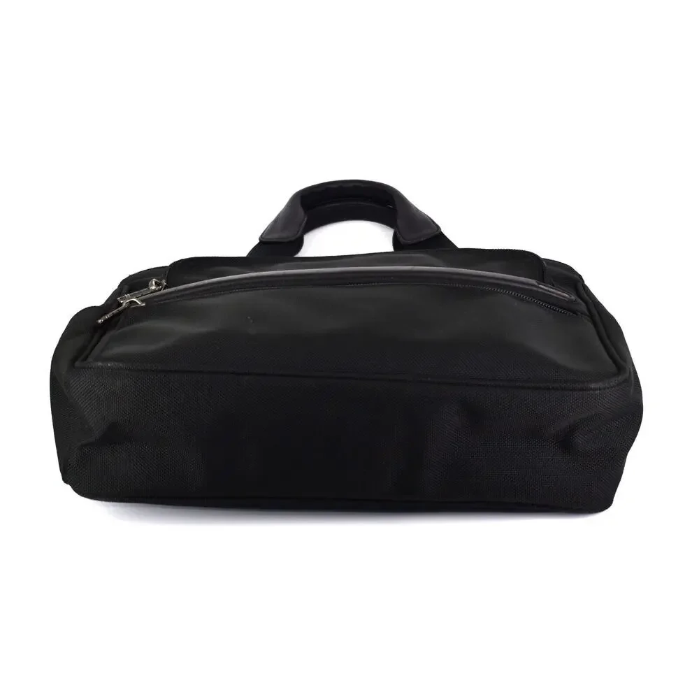 C5 Auth TUMI Voyageur Dara Black Ballistic Nylon Courier Tote Bag Style 26190D4